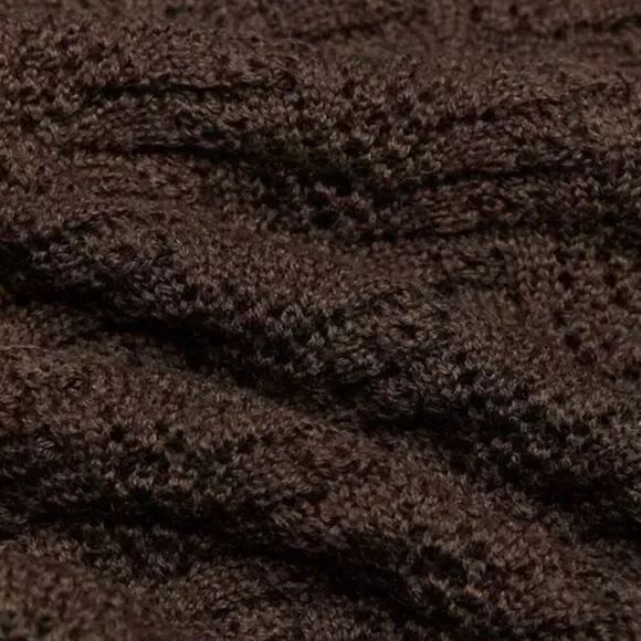 Aritzia Wilfred Arbor Merino Wool Sweater Womens Small Rich Mocha Brown - Picture 4 of 12